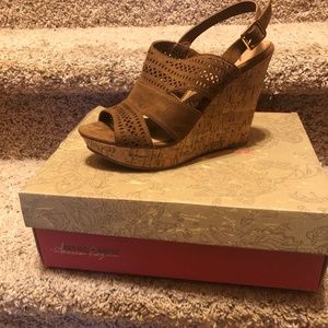 American Rag never wore Wedge shoes